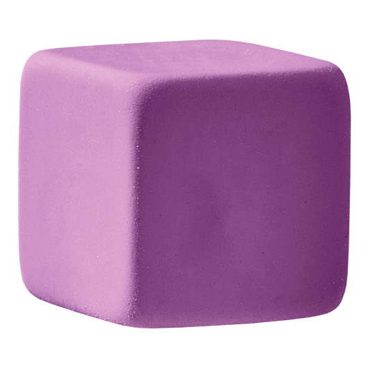 Cube Shaped Erasers Purple